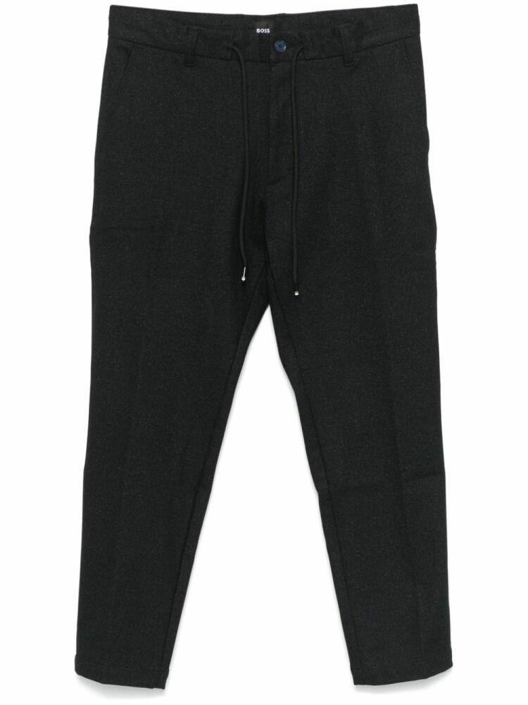 BOSS cropped trousers - Black Cover