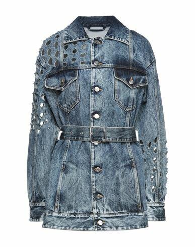 Maison Margiela Woman Denim outerwear Blue Cotton Cover