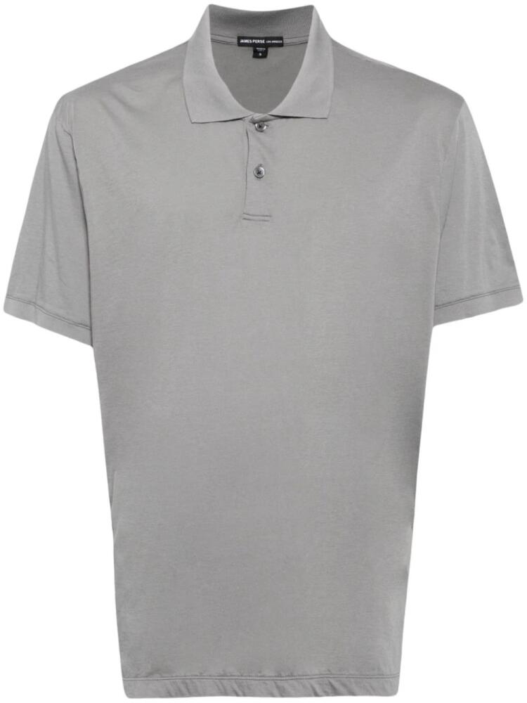 James Perse Luxe Lotus polo shirt - Grey Cover