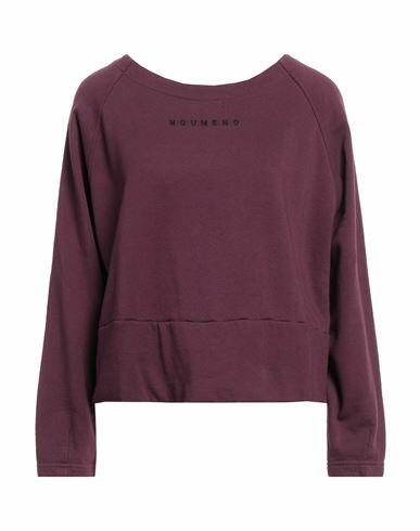 Noumeno Concept Woman Sweatshirt Garnet Cotton Cover