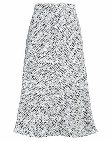 Maje Woman Midi skirt White Polyamide, Cotton, Polyester, Acrylic, Elastane Cover