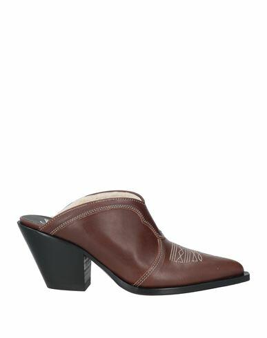 Sonora Woman Mules & Clogs Brown Calfskin Cover