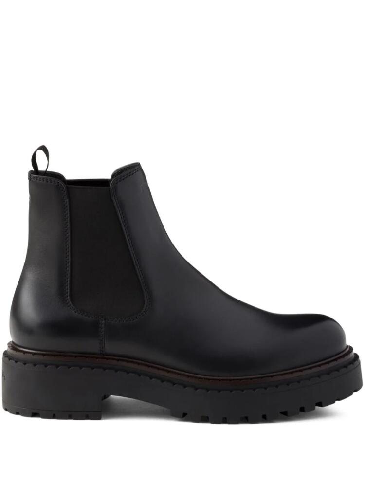 Prada leather Chelsea boots - Black Cover