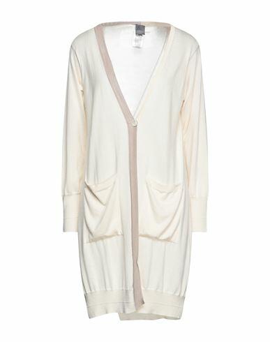 Lorena Antoniazzi Woman Cardigan Beige Virgin Wool, Silk Cover