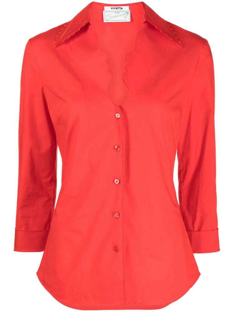 Vivetta Profiles buttoned shirt - Red Cover