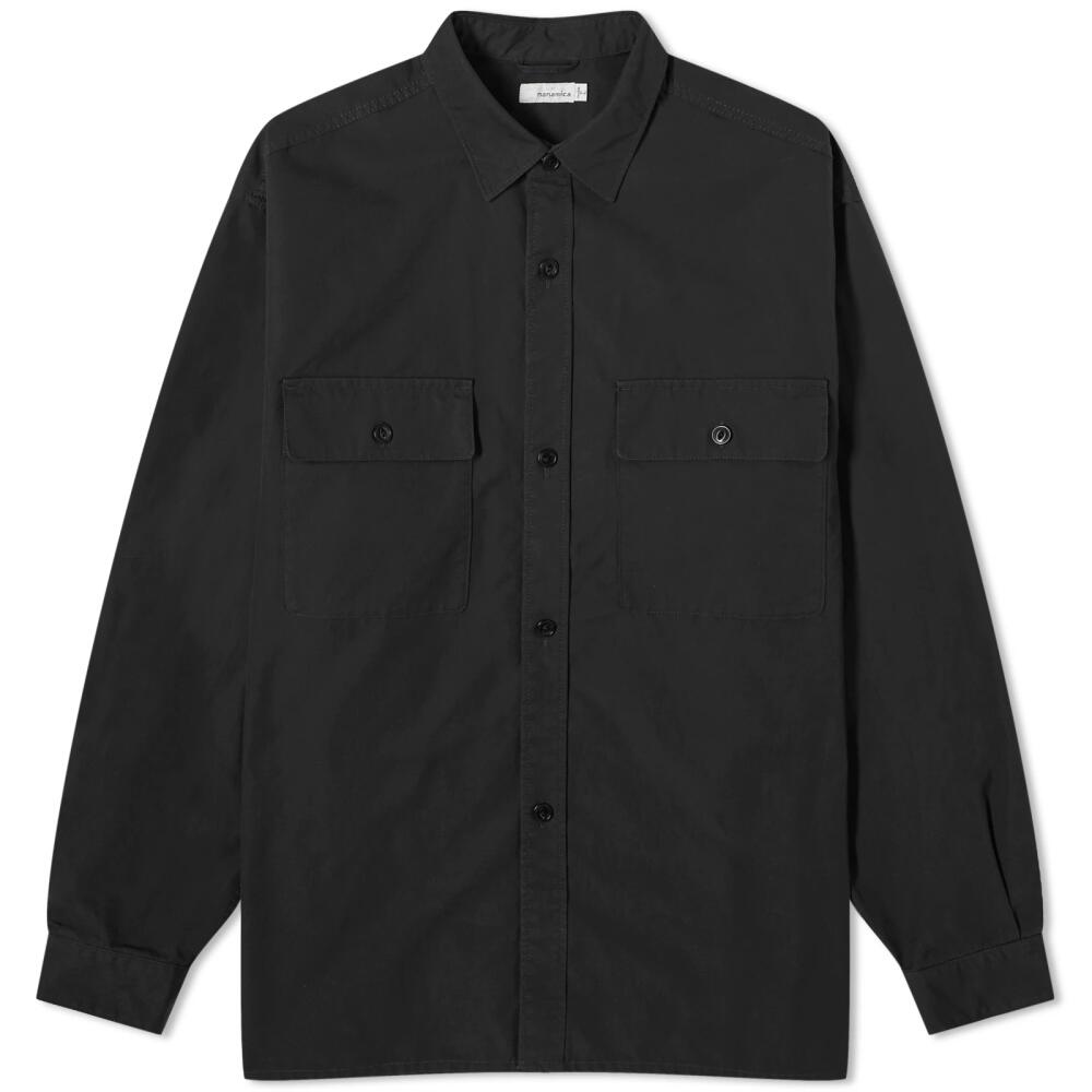 Nanamica Men's Utility Light Wind Shirt in Black Cover