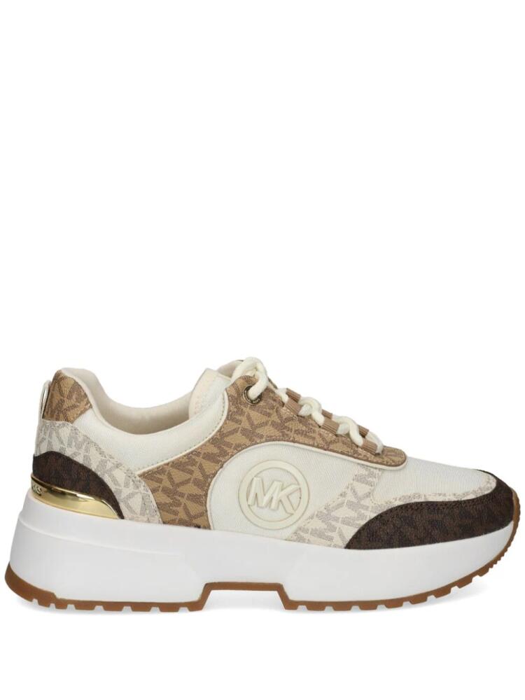 Michael Michael Kors Percy monogram-pattern sneakers - Neutrals Cover