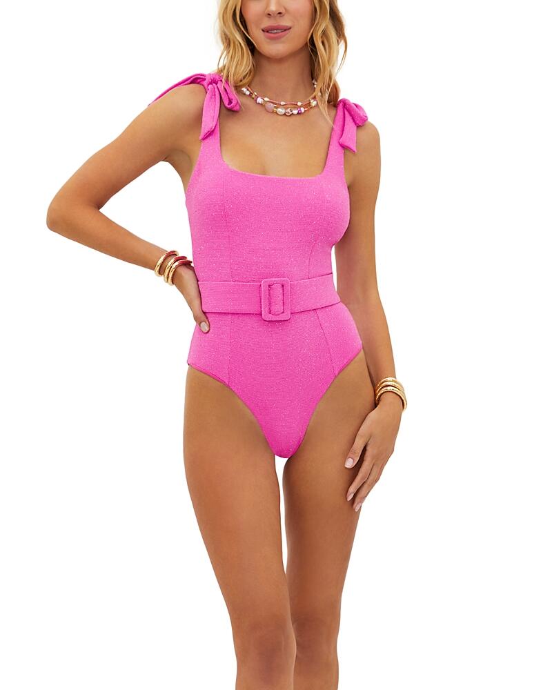 Beach Riot Sydney Belted One Piece Swimsuit Cover