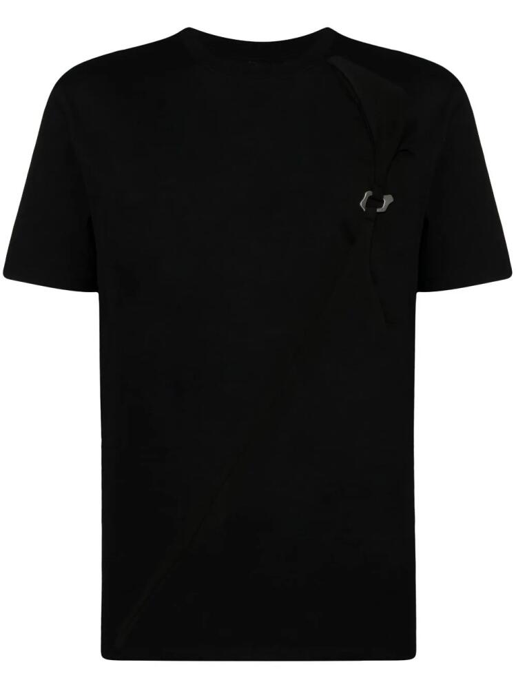 HELIOT EMIL Morphed Carabiner cotton T-shirt - Black Cover