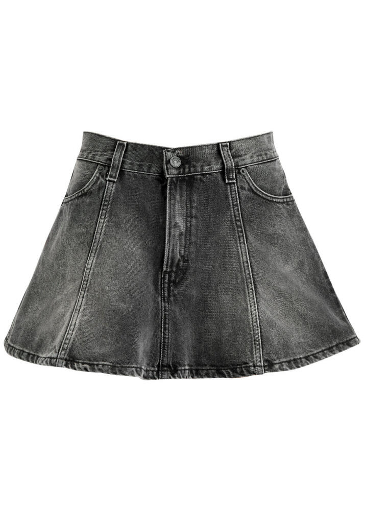 Haikure Margaux Denim Mini Skirt - Black Cover