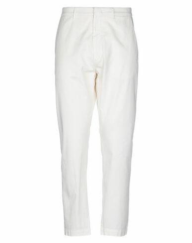 Pence Man Pants Ivory Cotton, Elastane Cover