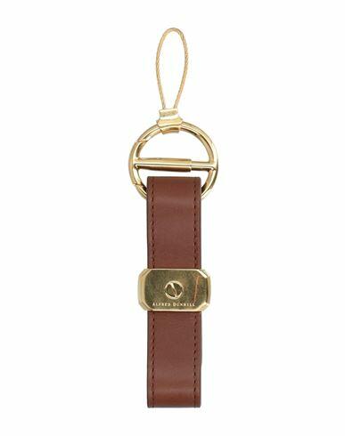 Dunhill Man Key ring Tan Soft Leather, Metal Cover