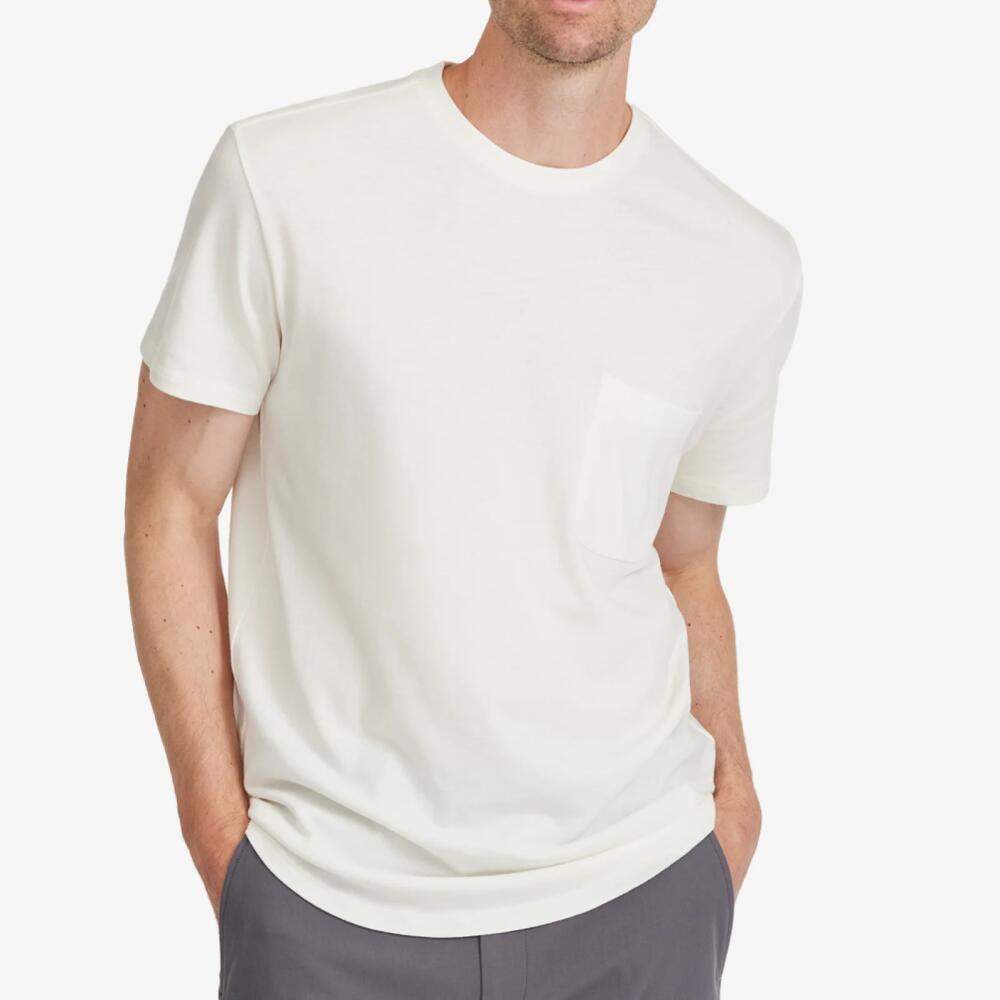 Allbirds Men's Soft Merino Tee, White Cover