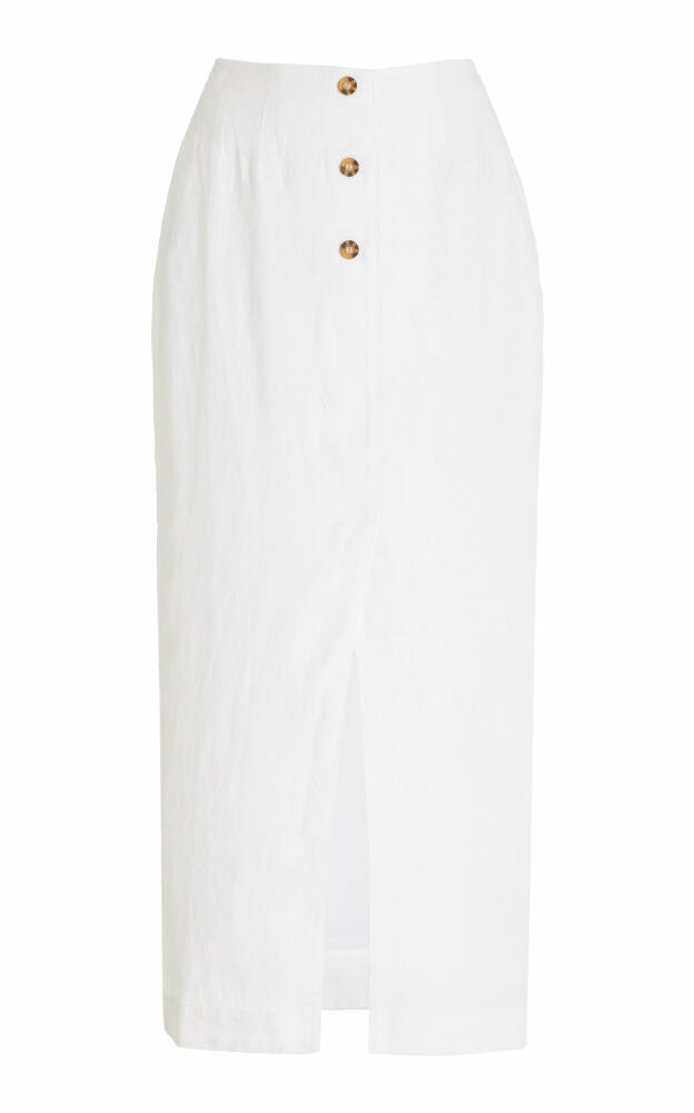 Posse - Gigi Linen Maxi Skirt - Ivory Cover