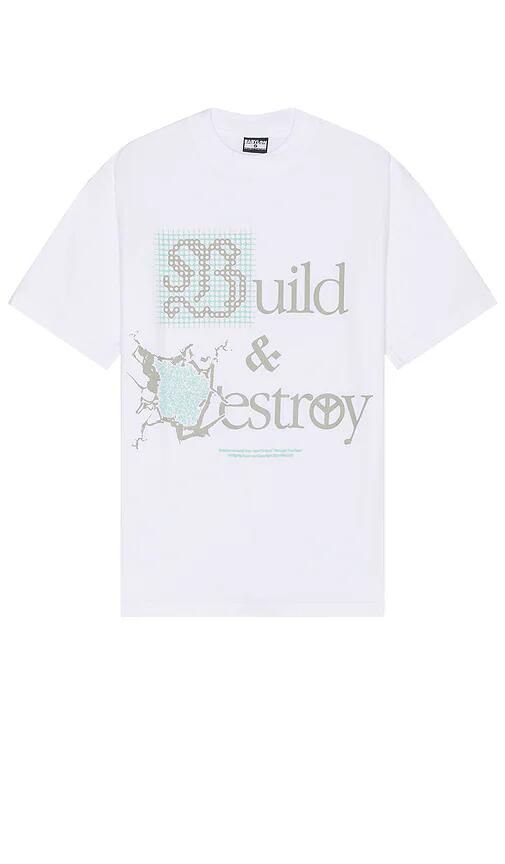 Babylon Build & Destroy T-Shirt in White Cover