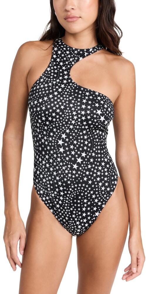 Stella McCartney Star Print One Piece Black/Ivory Cover