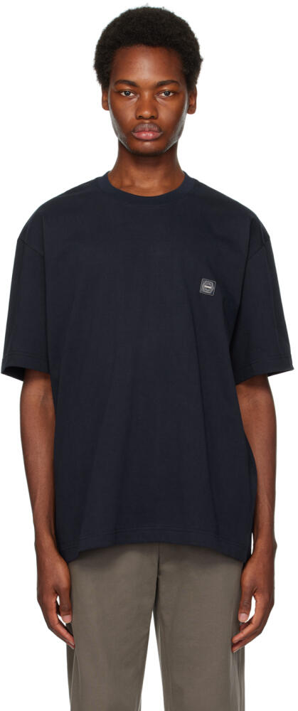 Solid Homme Navy Soft Back T-Shirt Cover