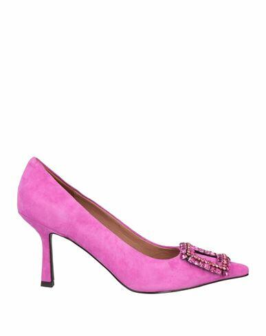 Bibi Lou Woman Pumps Fuchsia Leather Cover