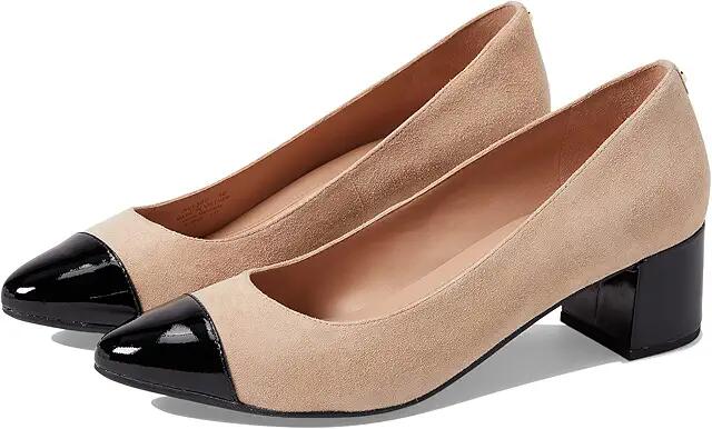 Cole Haan The Go-To Pump 45 mm (Brush Suede/Black) Women's Shoes Cover