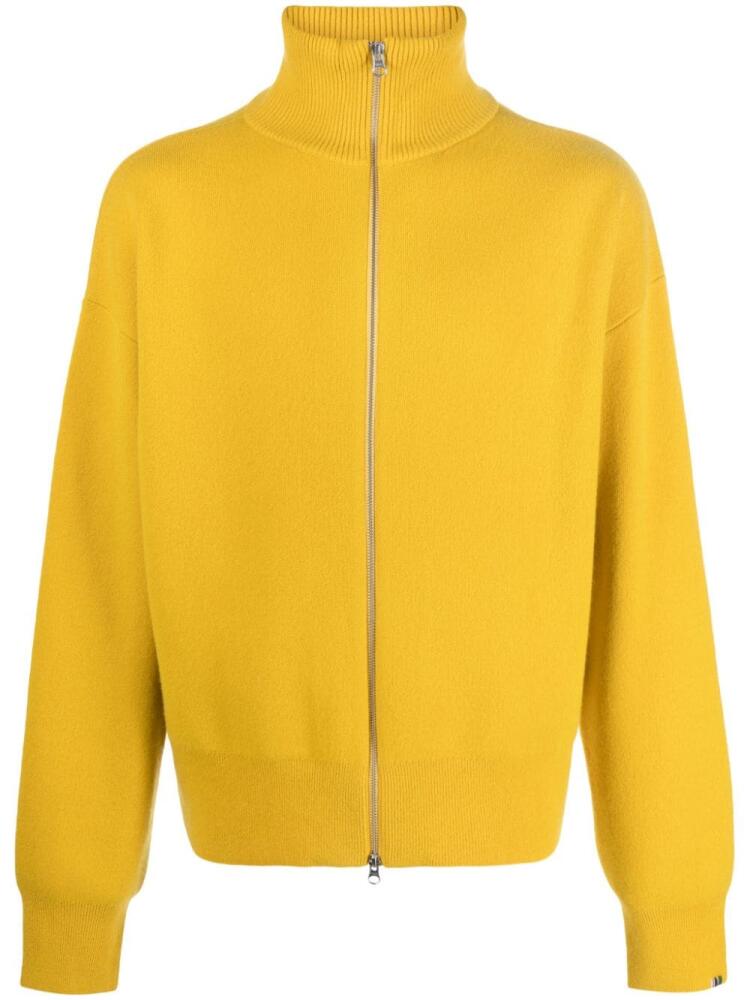 extreme cashmere nº319 Xtra Out cashmere cardigan - Yellow Cover