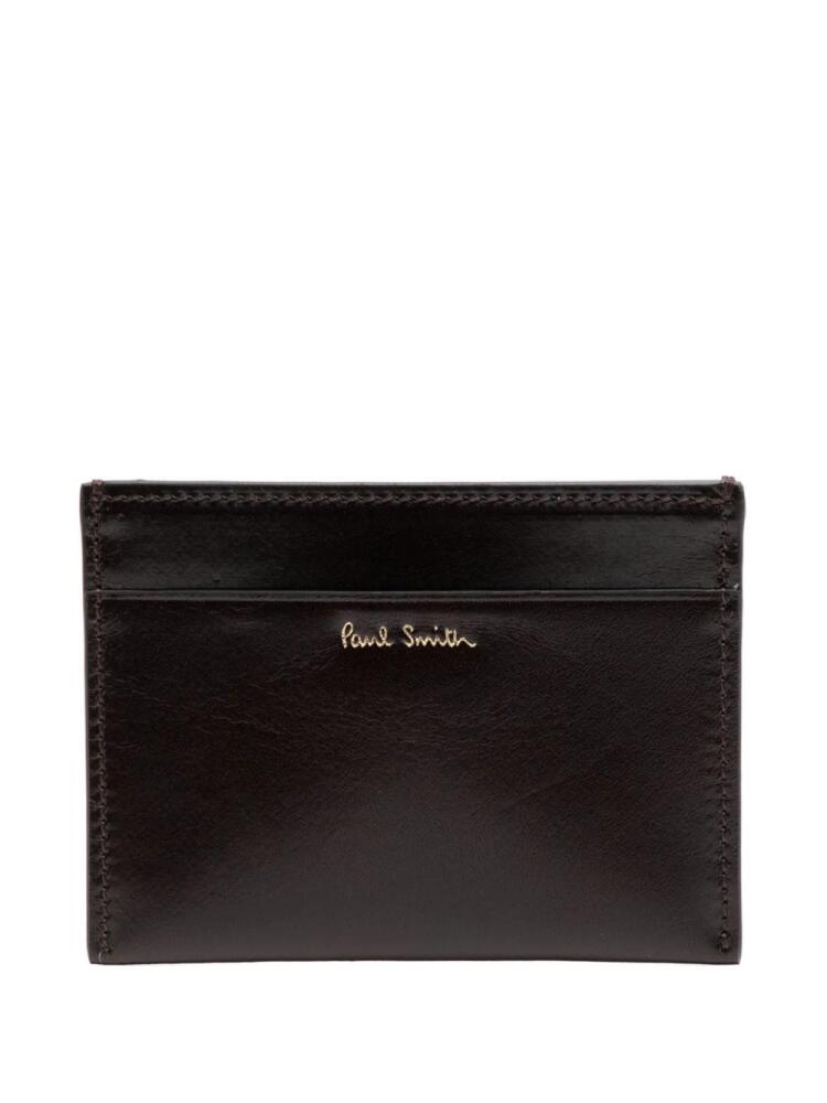 Paul Smith Monogrammed credit card holder - Brown Cover