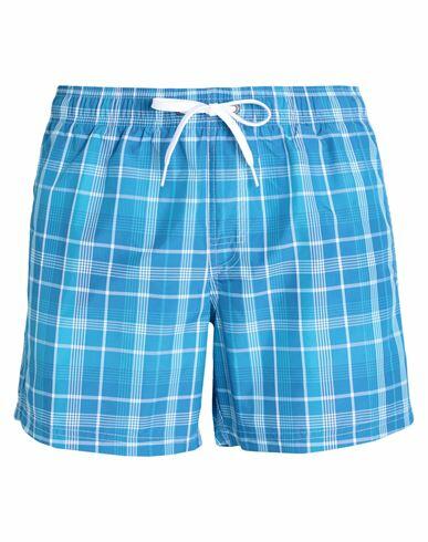 Sundek Man Swim trunks Azure Polyester Cover