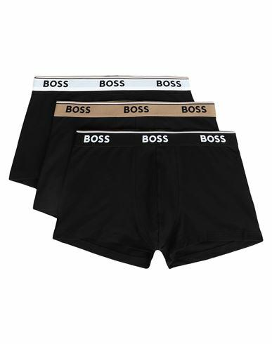 Boss Man Boxer Black Cotton, Elastane Cover