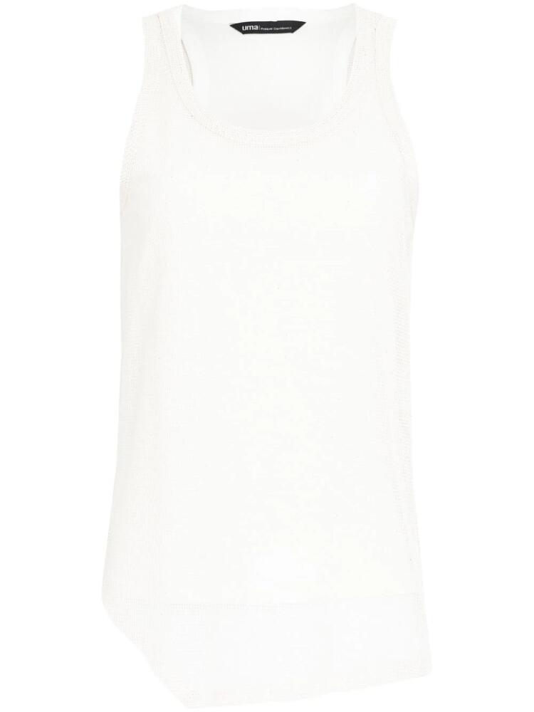 Uma | Raquel Davidowicz layered asymmetric top - White Cover