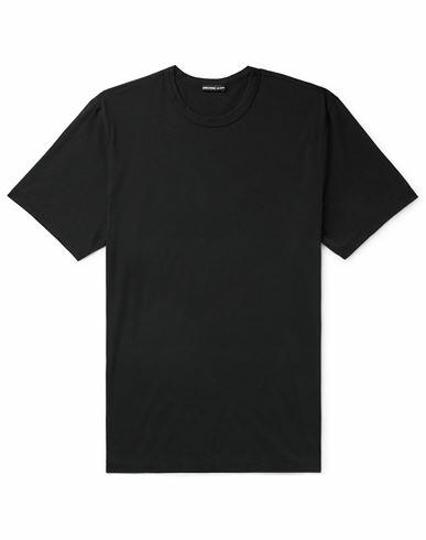 James Perse Man T-shirt Black Cotton Cover