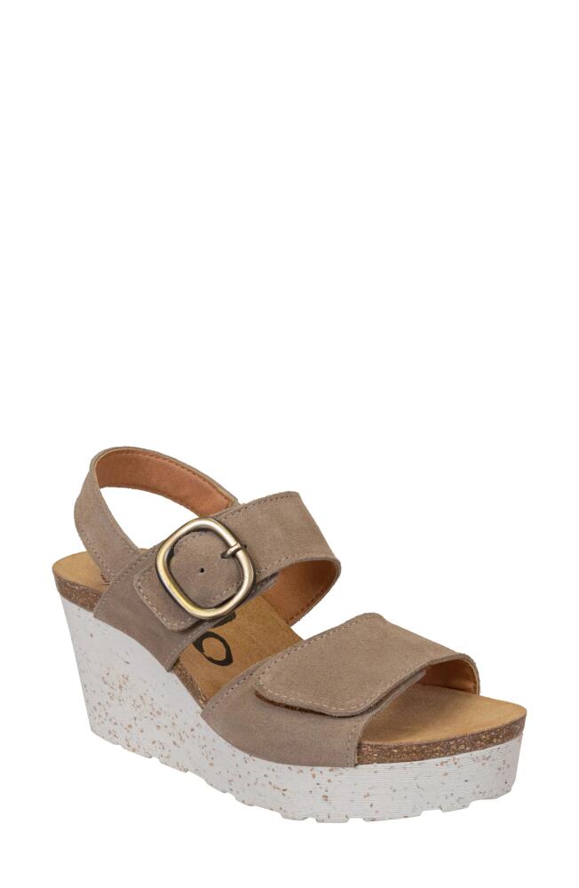 OTBT Peasant Wedge Sandal in Greige Cover