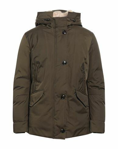 Historic Man Puffer Military green Cotton, Polyester Cover