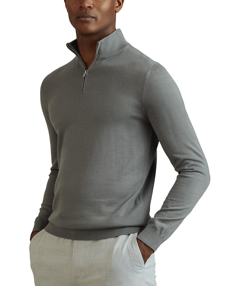 Reiss Blackhall Slim Fit Half Zip Sweater Cover