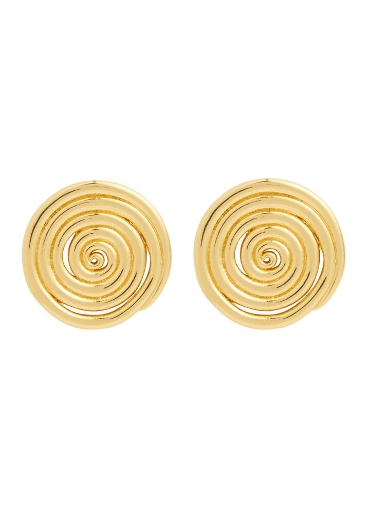 Anni LU Spiral 18kt Gold-plated Stud Earrings Cover