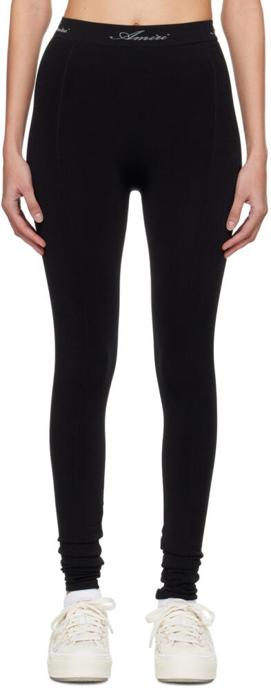 AMIRI Black Jacquard Leggings Cover