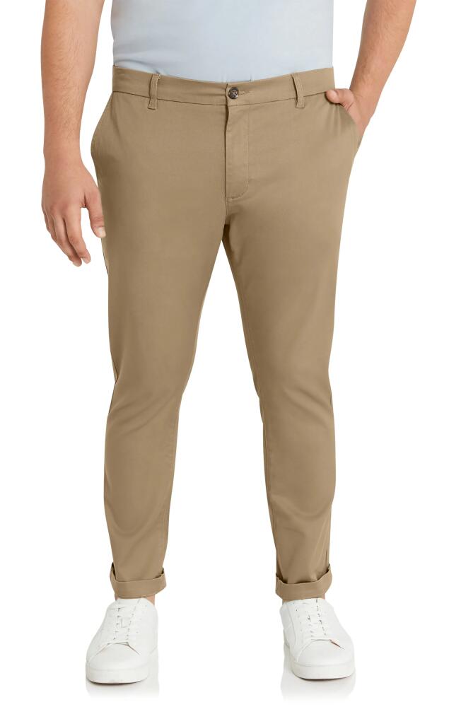 Johnny Bigg Ledger Slim Fit Stretch Cotton & Modal Chinos in Sand Cover