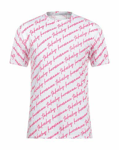 Takeshy Kurosawa Man T-shirt Fuchsia Cotton Cover