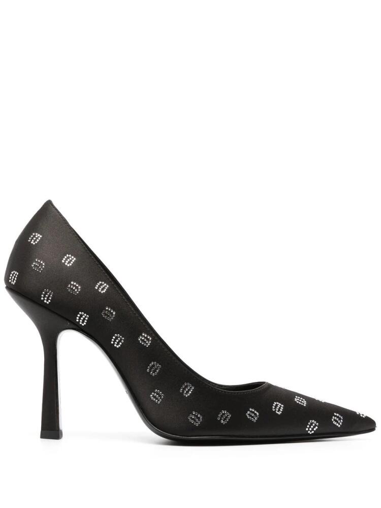 Alexander Wang monogram-embellished pumps - Black Cover