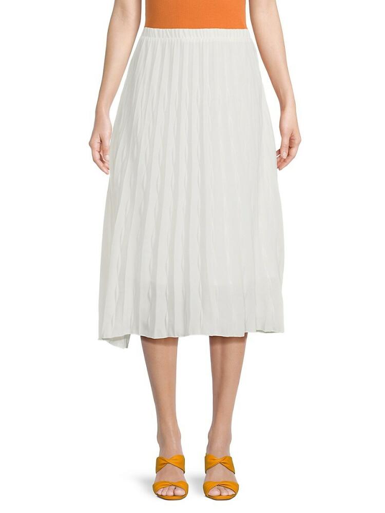 NANETTE nanette lepore Women's Knit A Line Midi Skirt - Brilliant Cover