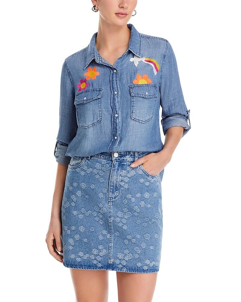 Billy T Peace & Love Chambray Shirt Cover