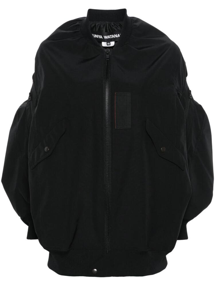 Junya Watanabe puff-sleeve bomber jacket - Black Cover