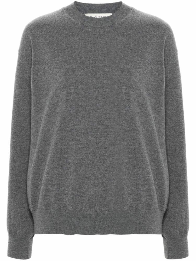 Róhe crew-neck ribbed-knit jumper - Grey Cover