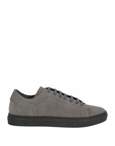 Angelo Pallotta Man Sneakers Grey Soft Leather Cover