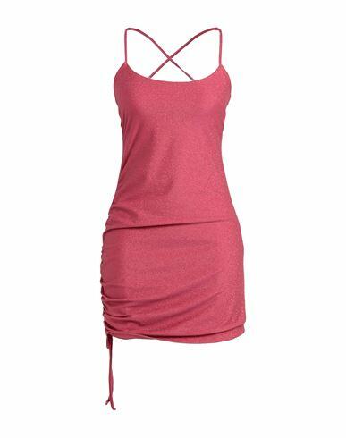 Miss Bikini Luxe Woman Cover-up Magenta Polyamide, Elastane, Metallic fiber Cover