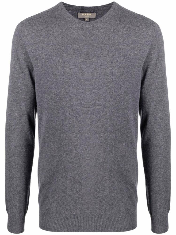 N.Peal round neck cashmere jumper - Grey Cover