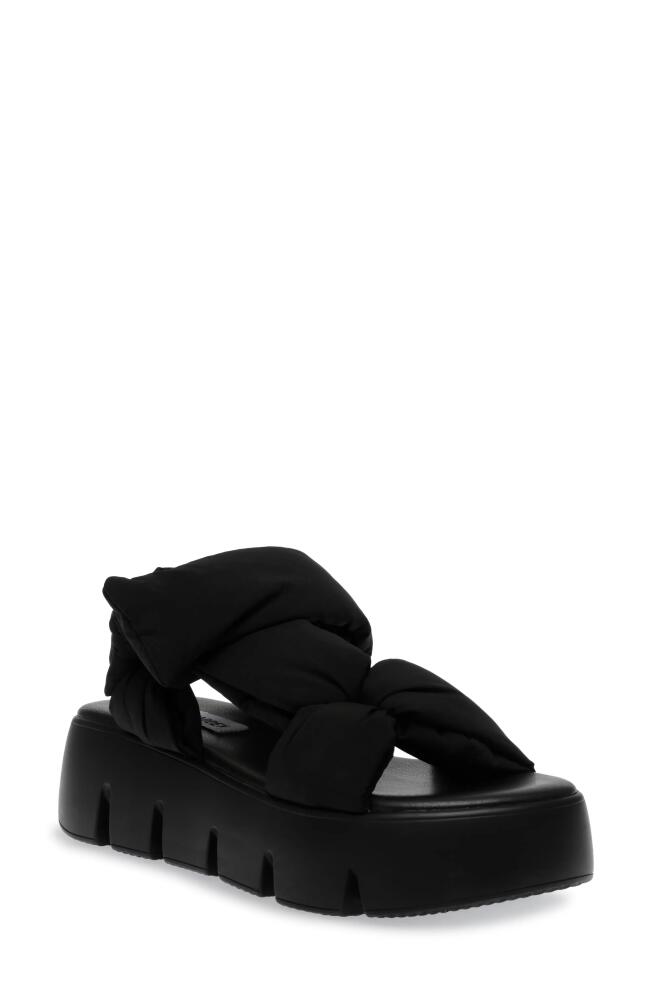 Steve Madden Xandra Slingback Platform Sandal in Black Cover