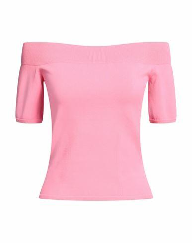 Alexander Mcqueen Woman Sweater Pink Viscose, Polyester Cover