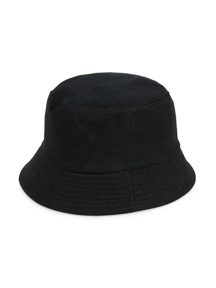 Saks Fifth Avenue Made in Italy Men's Cotton Bucket Hat - Black Cover