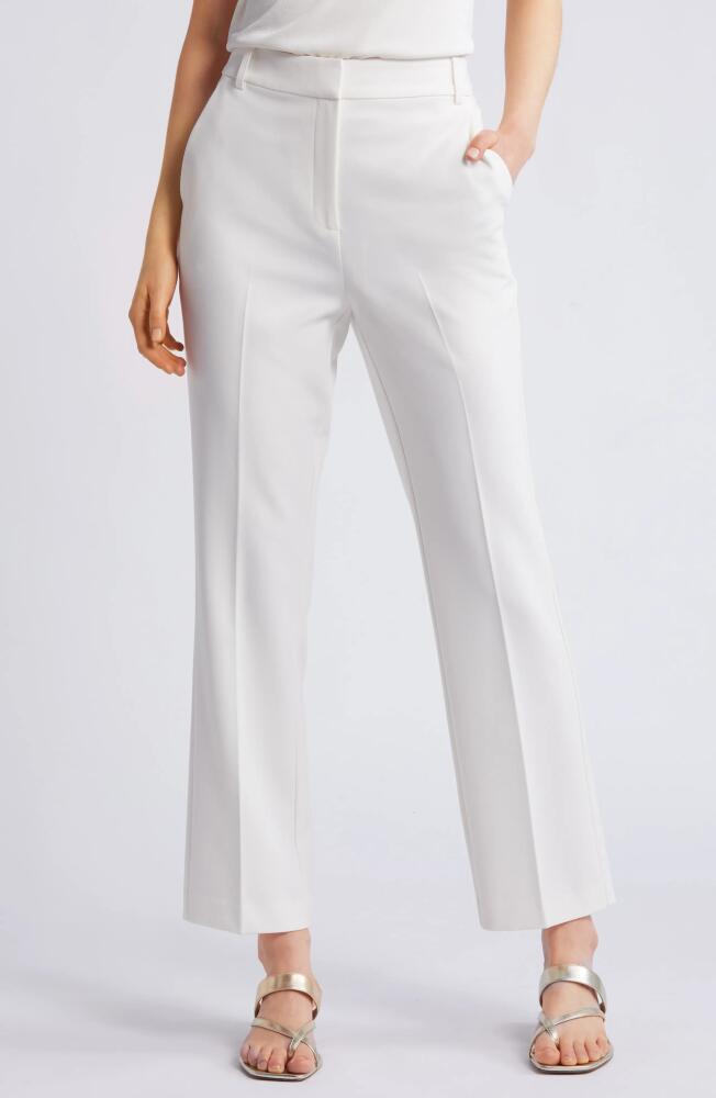 Nordstrom Bootcut Trousers in Ivory Cloud Cover