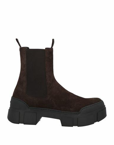 Vic Matiē Man Ankle boots Dark brown Leather Cover