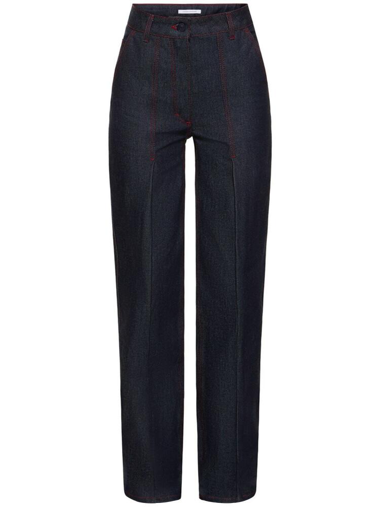 CECILIE BAHNSEN Sixta High Rise Straight Jeans Cover